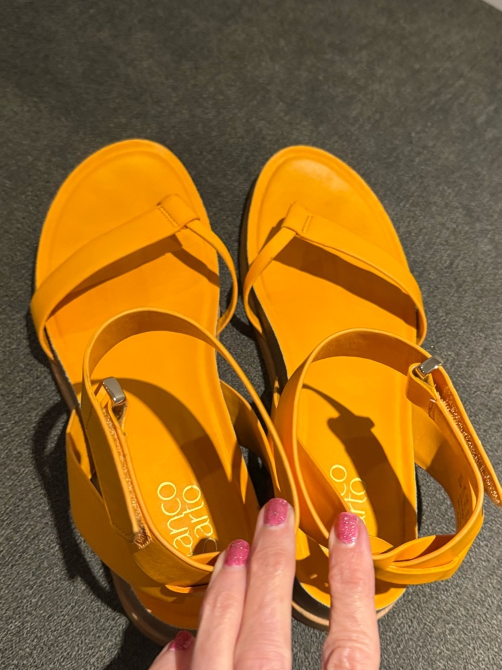 Yellow Strappy Women’s Sandals